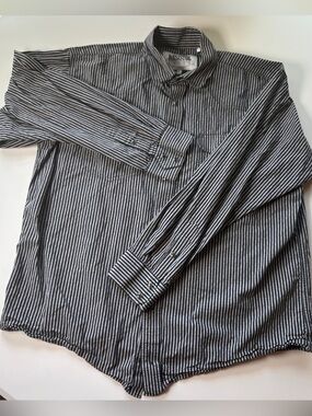 Resistol Ranch Western Snap Shirt Striped Cowboy Coastal Cowboy Rockabilly XL.